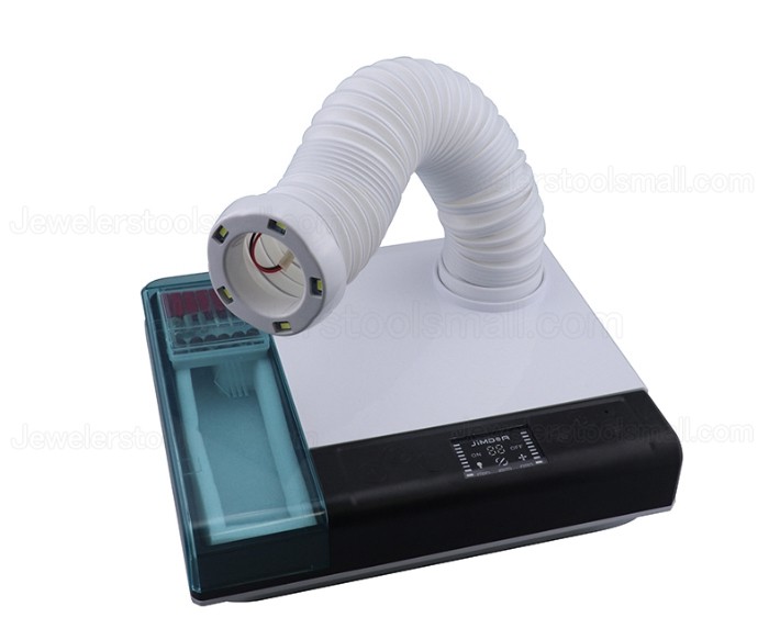 Portable Vacuum Dust Collector Cleaner Extractor Suction Machine for Jewelry Making Welding Repair with 3 LED Lights